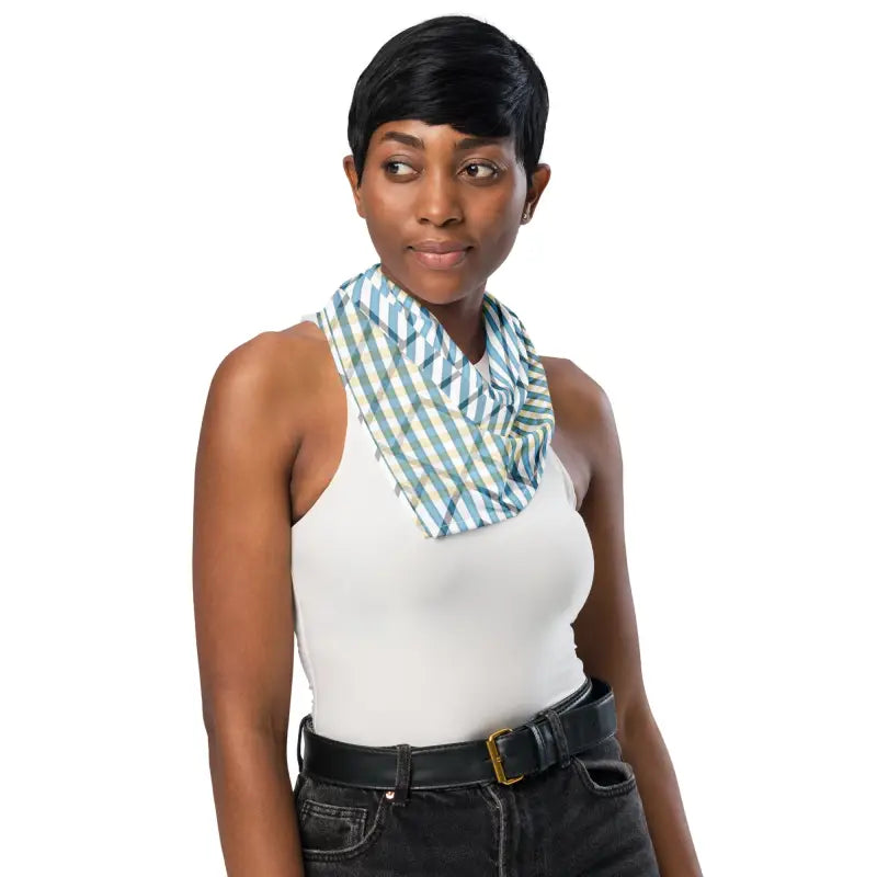 Rock a Recycled Print Bandana: Soft Upf50 + Accessory - l Bandana and Scarves