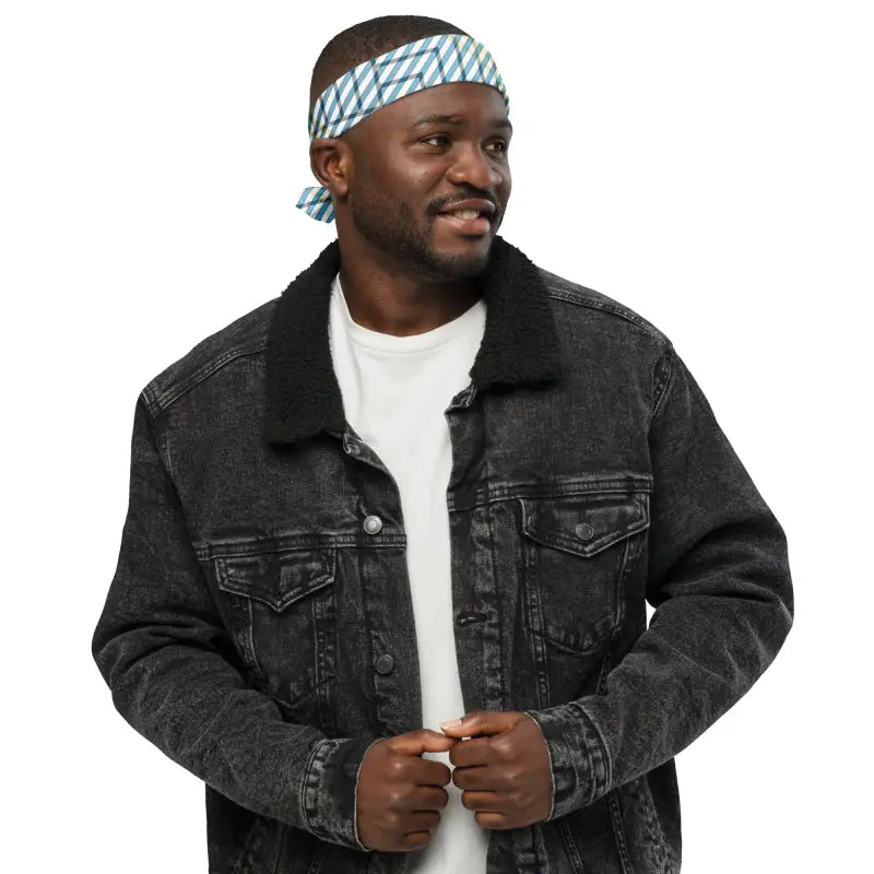 Rock a Recycled Print Bandana: Soft Upf50 + Accessory - m Bandana and Scarves