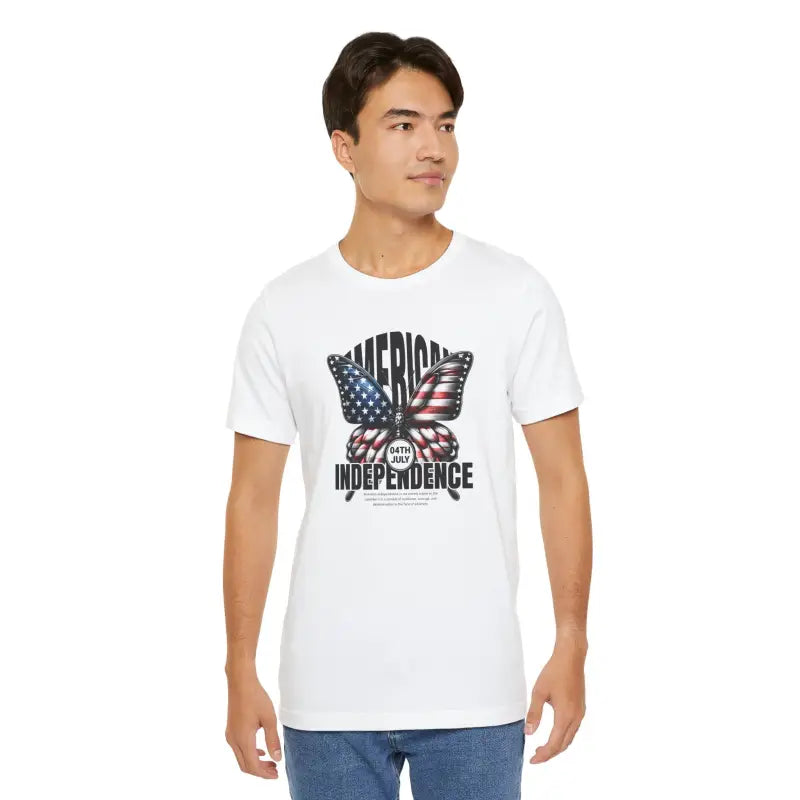 Unleash your Spirit in the Snug Fit Patriotic Tee - T-shirt