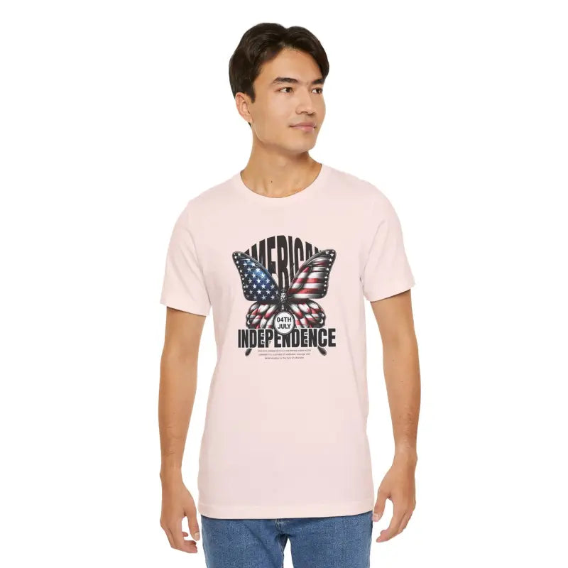 Unleash your Spirit in the Snug Fit Patriotic Tee - T-shirt