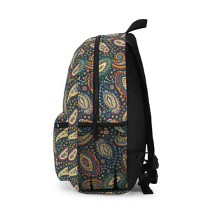 Stylish Paisley Pattern Backpack - Lightweight Adventure Ready - Dipaliz - one Size - Backpacks