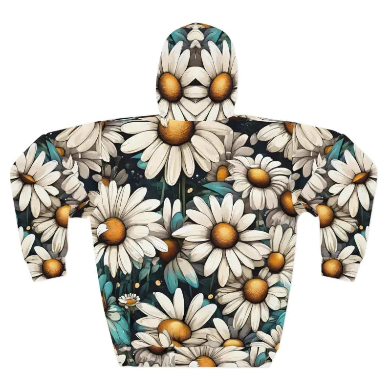 Unleash Style with Flower Power Unisex Pullover Hoodie - All Over Prints