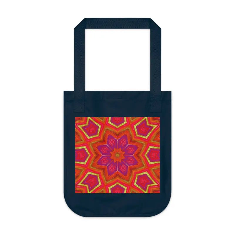 Elevate your Look with Dipaliz’s Red Geometric Canvas Tote - Bags