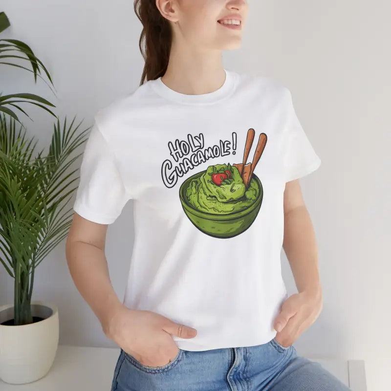 Rock your Style with the Ultra-soft Cozy Guac Tee - White / s T-shirt