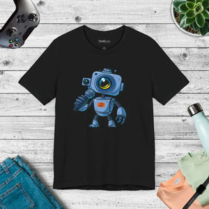 T-shirt - Unisex Jersey Short Sleeve Tee Robot Design Comfort - Dipaliz Black / s