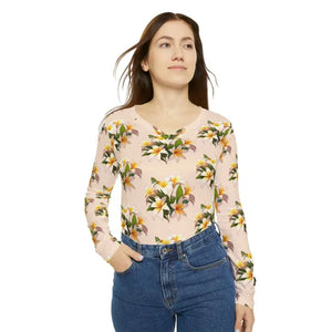 Long Sleeve v Neck Shirt - Ultra Comfy Women’s Fashion Top - Dipaliz - T-shirts