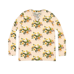 Long Sleeve v Neck Shirt - Ultra Comfy Women’s Fashion Top - Dipaliz - T-shirts