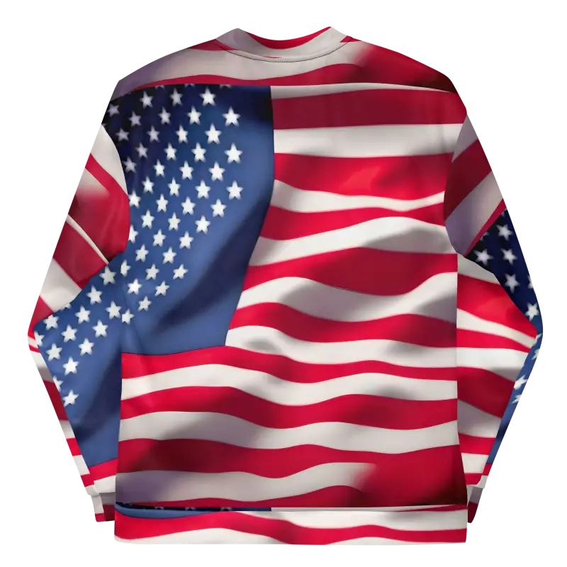 Your Cool with the American Flag Unisex Bomber Jacket - Clothing