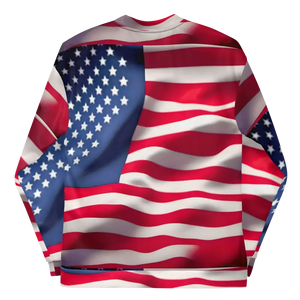 Unisex Bomber Jacket American Flag Patriotic Style - Dipaliz - Jackets