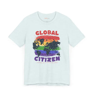 Global Citizen World Map Unisex Tee Adventure Style - Dipaliz - T-shirts