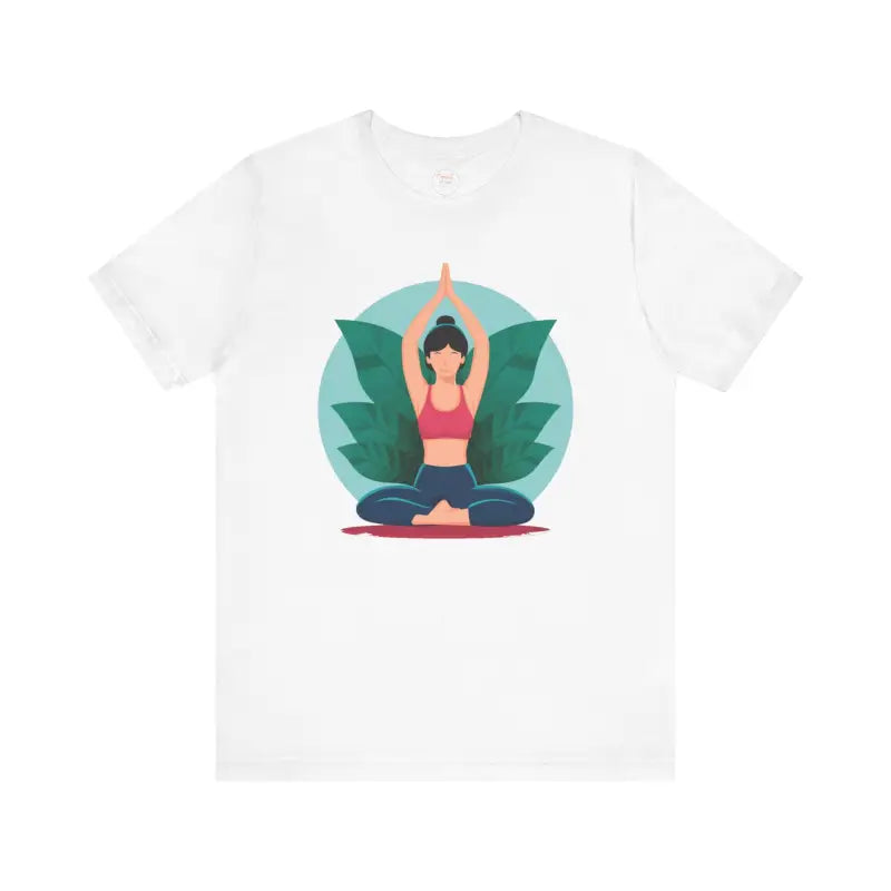 Rock your Yoga Flow in a Unisex Jersey Short Sleeve Tee - T-shirt