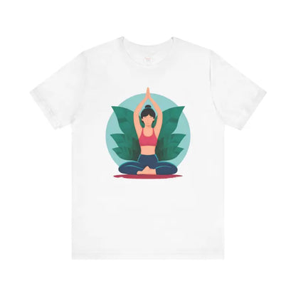 Rock your Yoga Flow in a Unisex Jersey Short Sleeve Tee - T-shirt