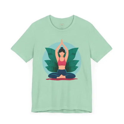 Rock your Yoga Flow in a Unisex Jersey Short Sleeve Tee - T-shirt