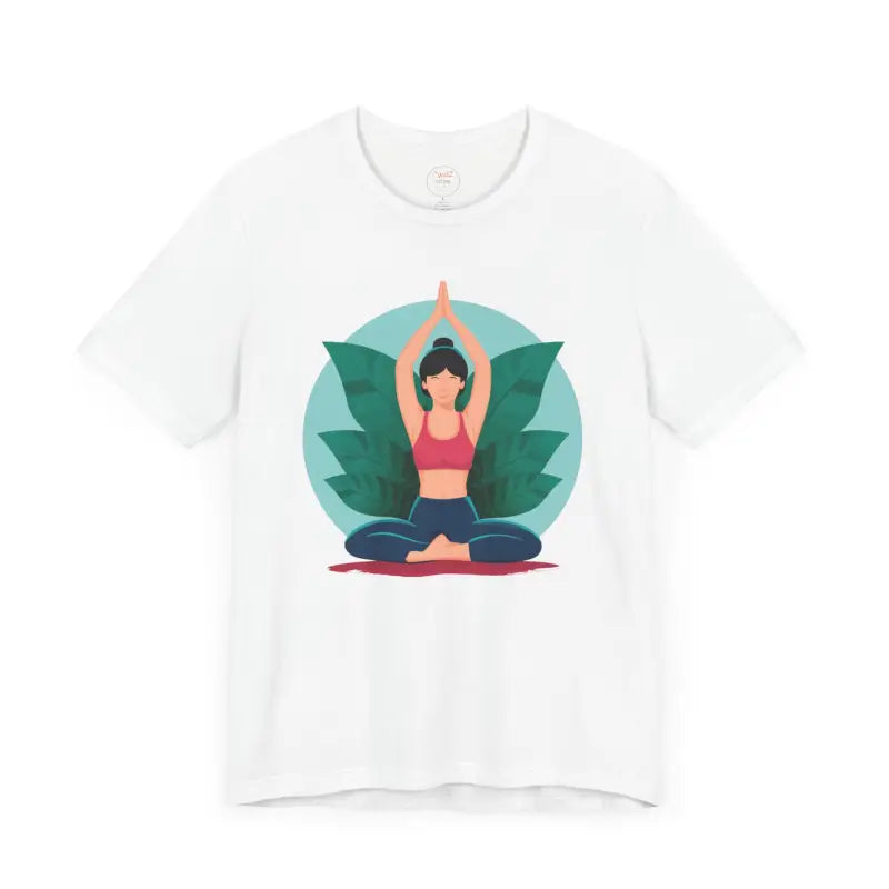 Rock your Yoga Flow in a Unisex Jersey Short Sleeve Tee - T-shirt