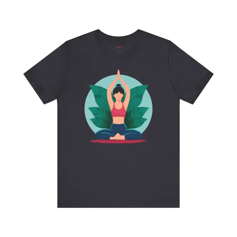 Rock your Yoga Flow in a Unisex Jersey Short Sleeve Tee - T-shirt