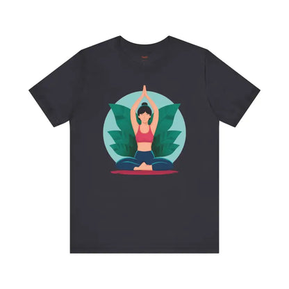 Rock your Yoga Flow in a Unisex Jersey Short Sleeve Tee - T-shirt