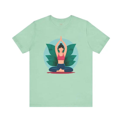 Rock your Yoga Flow in a Unisex Jersey Short Sleeve Tee - T-shirt