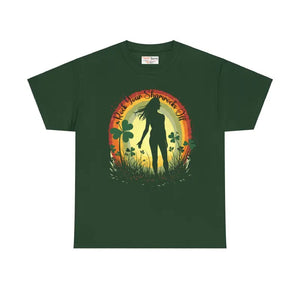 Patricks Day Unisex Heavy Cotton Tee - Dipaliz - Forest Green / s - T-shirts