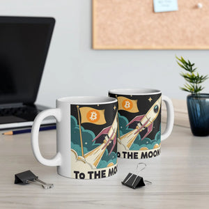 Crypto Stylish Ceramic Mug - Comfortable C-handle - Dipaliz - Mugs