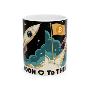 Crypto Stylish Ceramic Mug - Comfortable C-handle - Dipaliz - Mugs