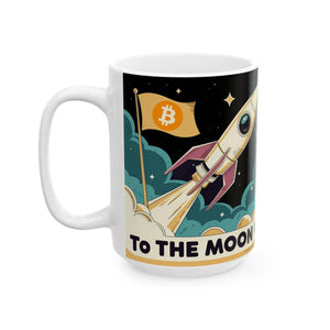 Crypto Stylish Ceramic Mug - Comfortable C-handle - Dipaliz - Mugs