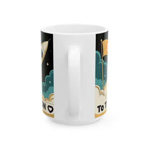 Stylish Ceramic Mug with Comfortable C-handle - Dipaliz - Mugs