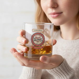 Rocks Glass, ?Small Town Big Heart’ Limited Edition 10oz Whiskey - Mug