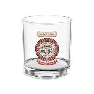 Rocks Glass, ?Small Town Big Heart’ Limited Edition 10oz Whiskey - Tumblers