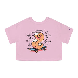 Cute Cropped T-shirt - Skateboard Graphic Casual - Dipaliz - T-shirts