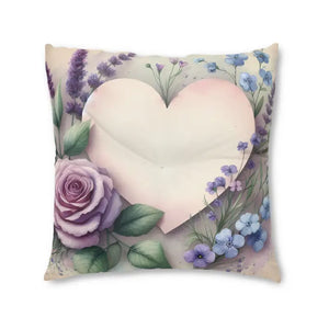 Tufted Floor Pillow - Cozy Heart Cushion Statement Piece - Dipaliz - 30’’ × - Throw Pillows