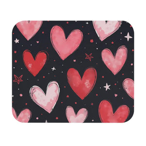 Vibrant Heart Mouse Pad Affordable Home Decor Art - Dipaliz - 9’’ × 8’’ / Rectangle - Pads