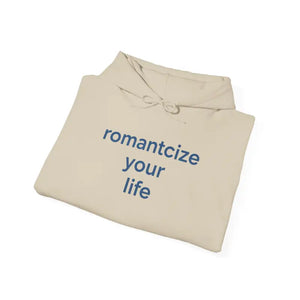 Winter Typography Hoodie - Oversized Blue Slogan White - Dipaliz - Hoodies