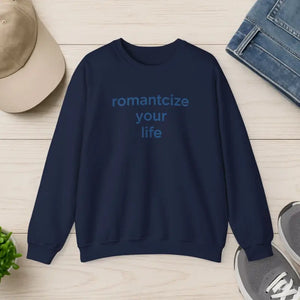 Bold Slogan Center Chest Sweatshirt Women’s Fashion - Dipaliz - Navy / s - Sweatshirts