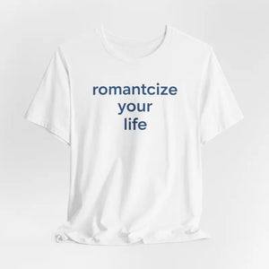 Winter Typography Slogans Tee Bold Blue Minimalist White - Dipaliz - T-shirts