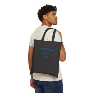 Cotton Canvas Tote - Winter Typography Bold Slogan - Dipaliz - Bags
