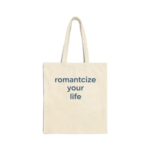 Cotton Canvas Tote - Winter Typography Bold Slogan - Dipaliz - Bags