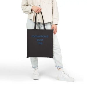 Cotton Canvas Tote - Winter Typography Bold Slogan - Dipaliz - Bags