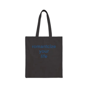 Cotton Canvas Tote - Winter Typography Bold Slogan - Dipaliz - Black / 15’’ x 16’’ - Bags