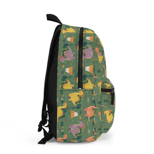 Cute Dinosaurs Backpack - Polyester Style Adventure - Dipaliz - one Size - Backpacks