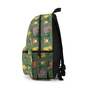 Cute Dinosaurs Backpack - Polyester Style Adventure - Dipaliz - one Size - Backpacks
