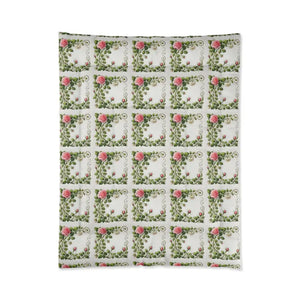 Rose Climber Comforter - Cozy Stylish Home Snuggles - Dipaliz - 68’’ × 88’’ - Quilts & Comforters