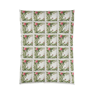 Rose Climber Comforter - Cozy Stylish Home Snuggles - Dipaliz - 68’’ × 92’’ - Quilts & Comforters