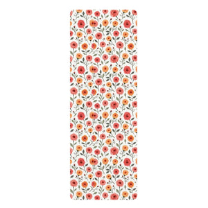 Elegant Rose Floral Yoga Mat – Sleek Practice - Dipaliz - & Pilates Mats