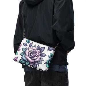 Bloom Rose Crossbody Bag - Premium Faux Leather - Dipaliz - Cross Body Bags