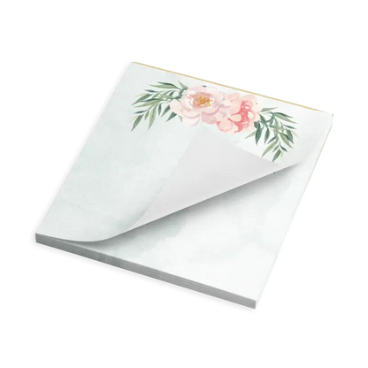 Rose Flower Notepad for Ideas Plans and Lists - Notepads