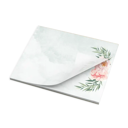 Rose Flower Notepad for Ideas Plans and Lists - Notepads