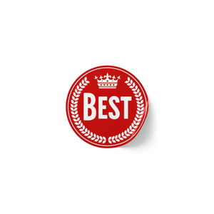 Vibrant Round Sticker Label Rolls - Glossy Bopp - Dipaliz - Labels & Tags