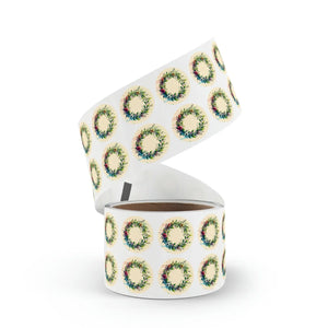 Elegant Round Sticker Label - Modern Floral Rolls - Dipaliz - Labels & Tags