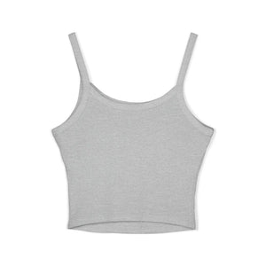 Chic Spaghetti Strap Tank Royal Heart Crown - Dipaliz - Tops