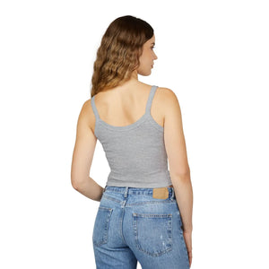 Chic Spaghetti Strap Tank Royal Heart Crown - Dipaliz - Tops